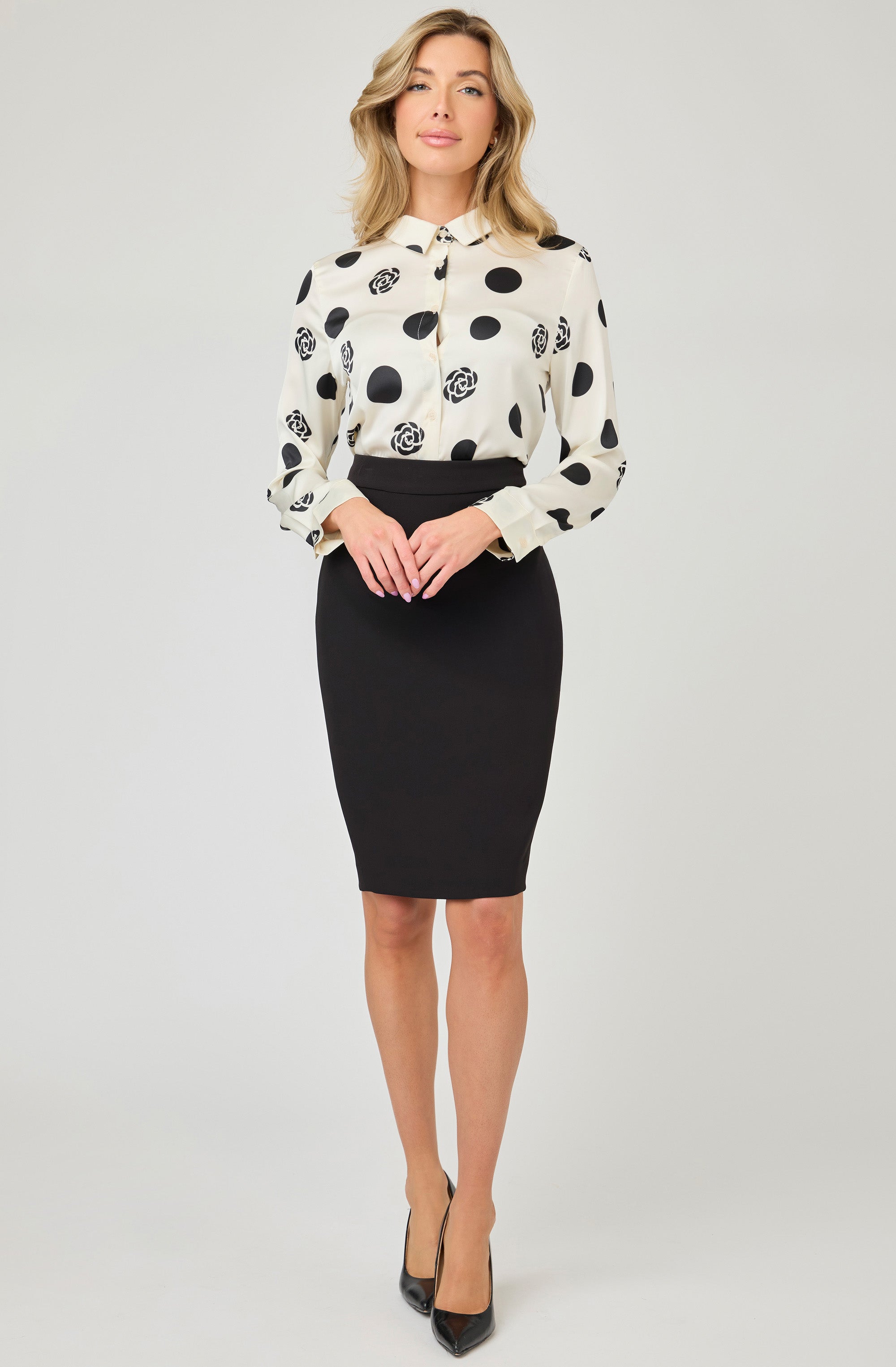 Seamless Fitted Pencil Skirt