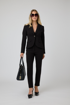 Single-Breasted Fitted Jacket