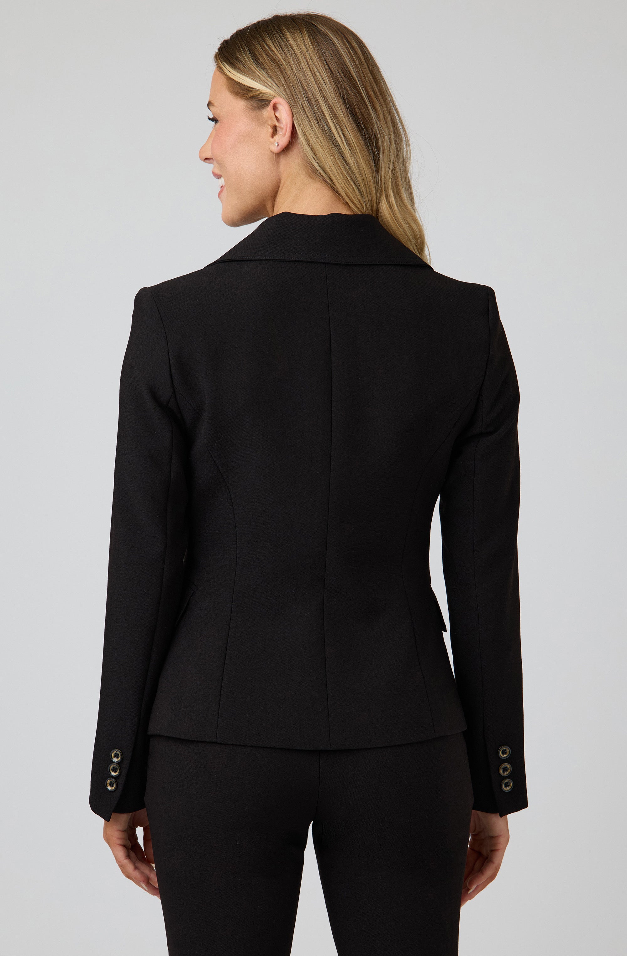 Single-Breasted Fitted Jacket