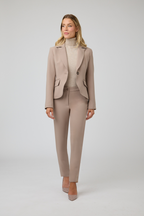 Single-Breasted Fitted Jacket