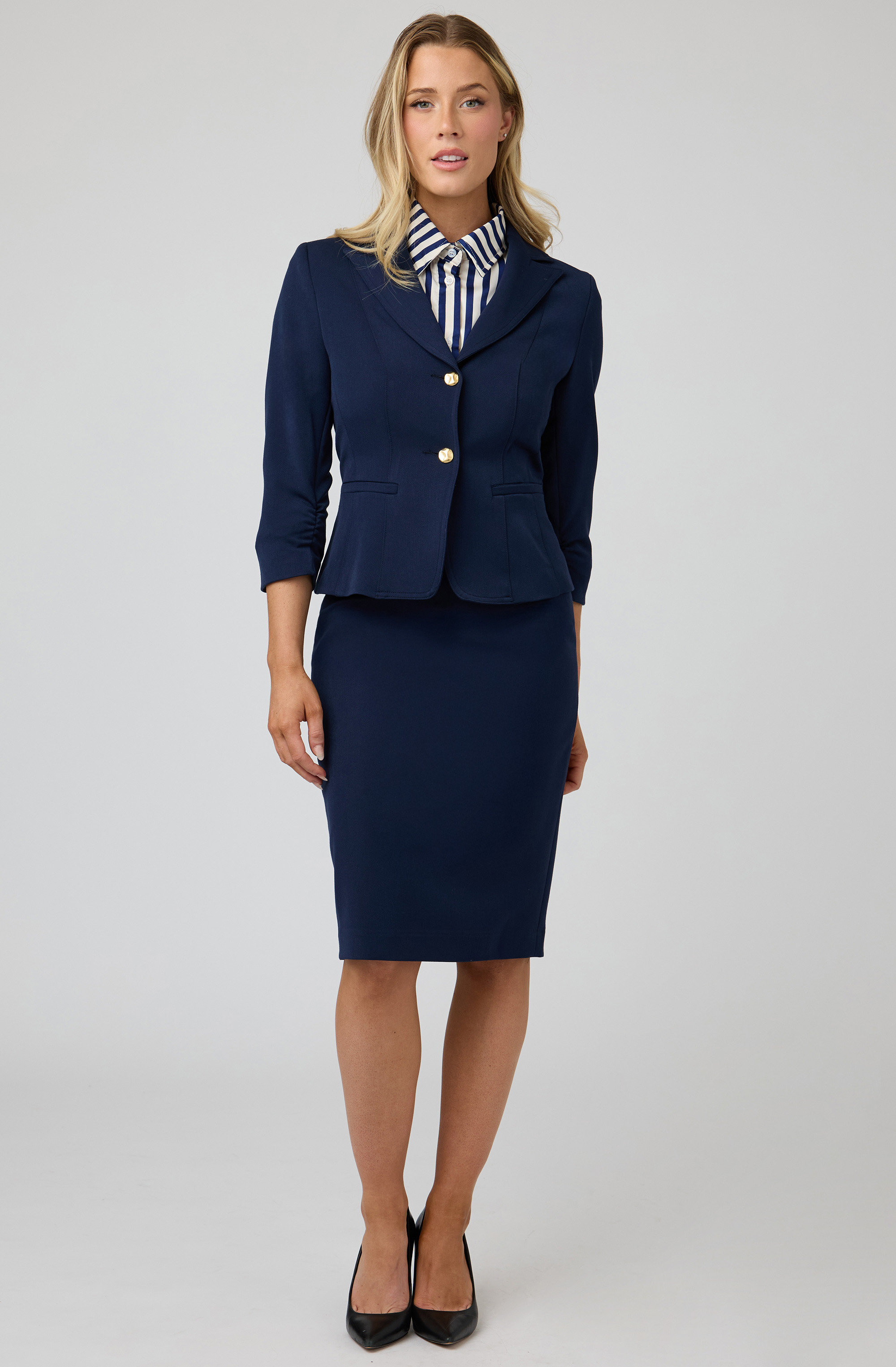 Two-Button Fitted Jacket