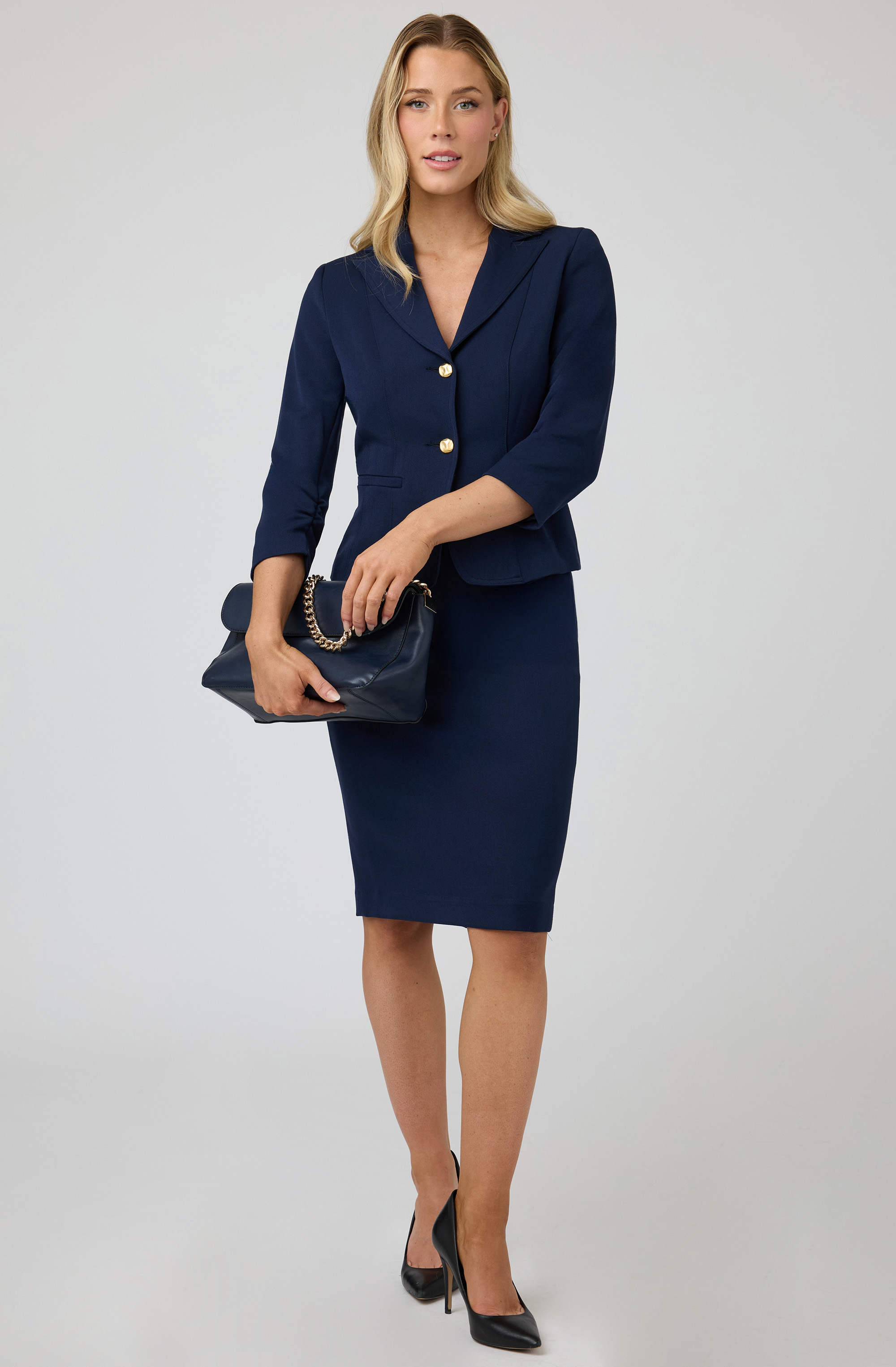Two-Button Fitted Jacket