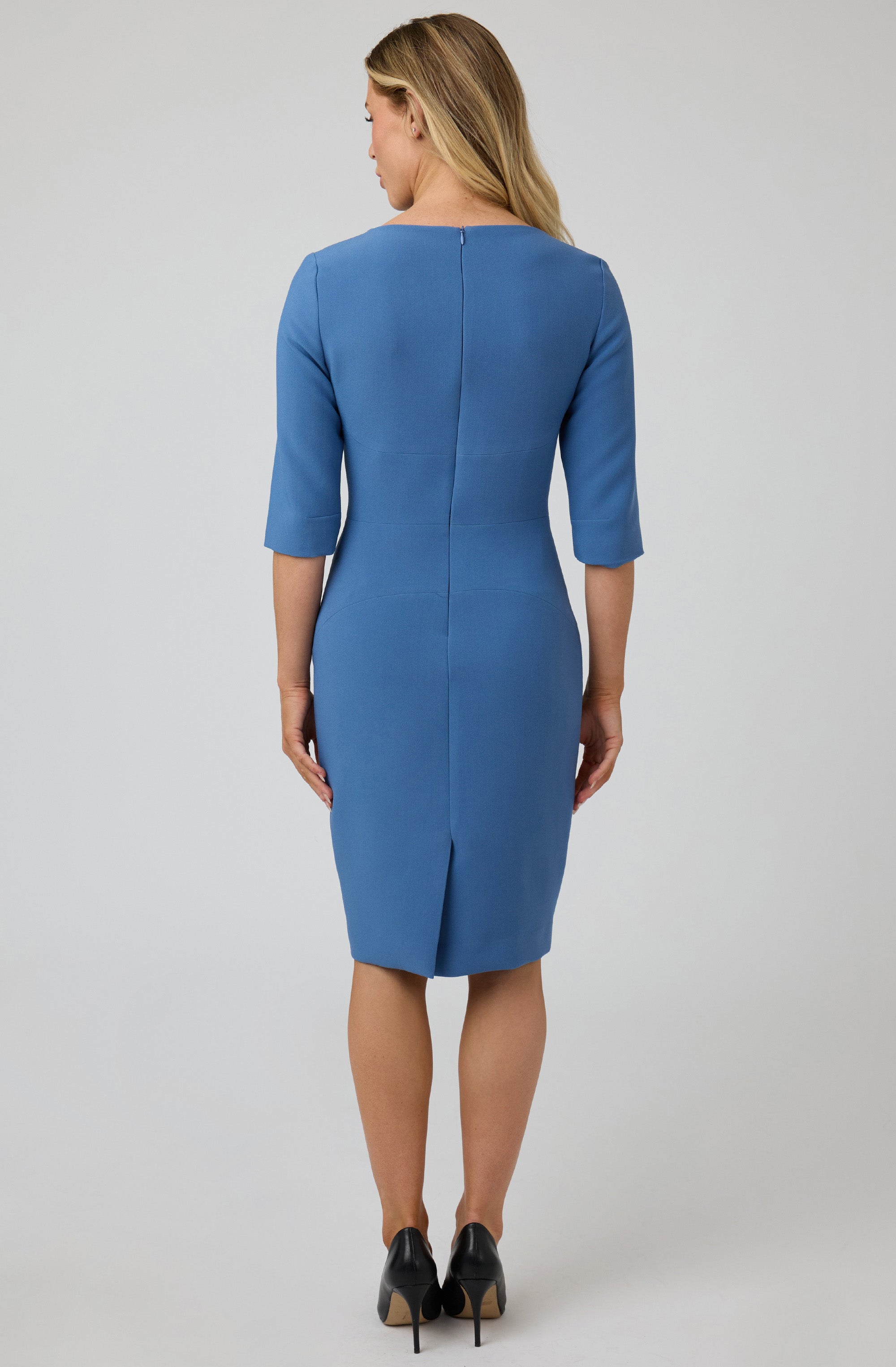 Tailored Three Quarter Sleeve Dress