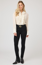 Pleated Jabot Blouse
