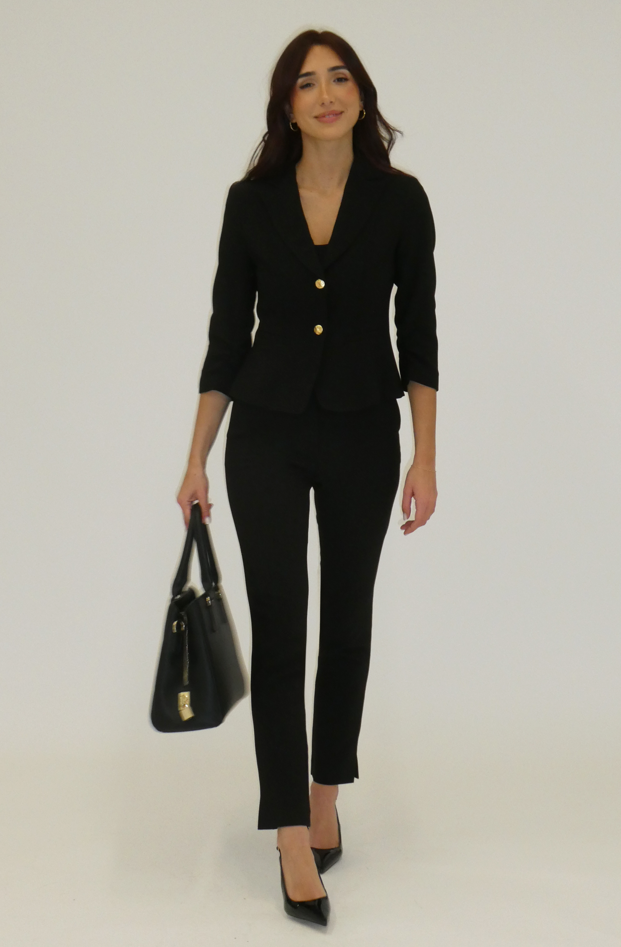 Two-Button Fitted Jacket