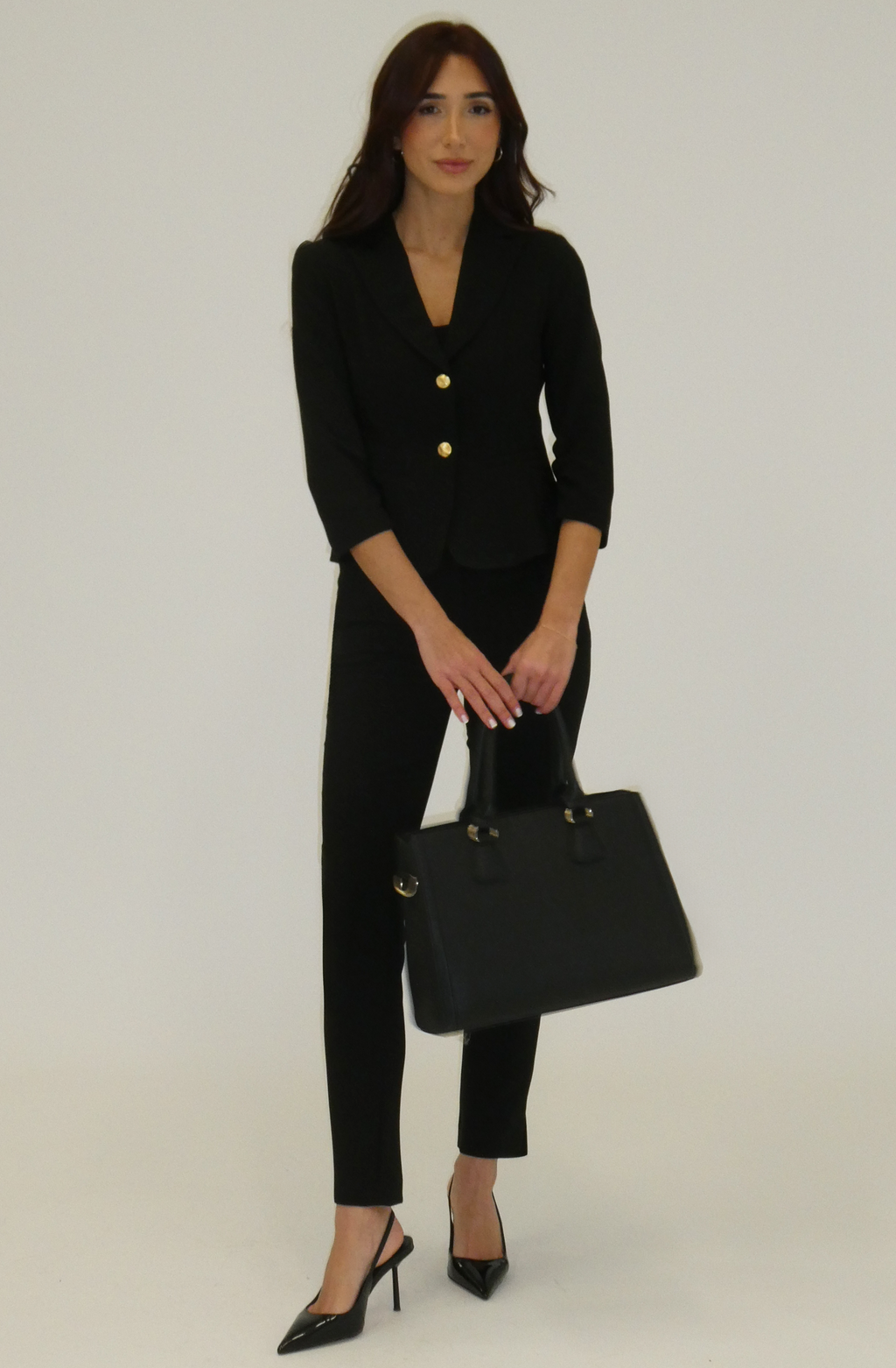 Two-Button Fitted Jacket