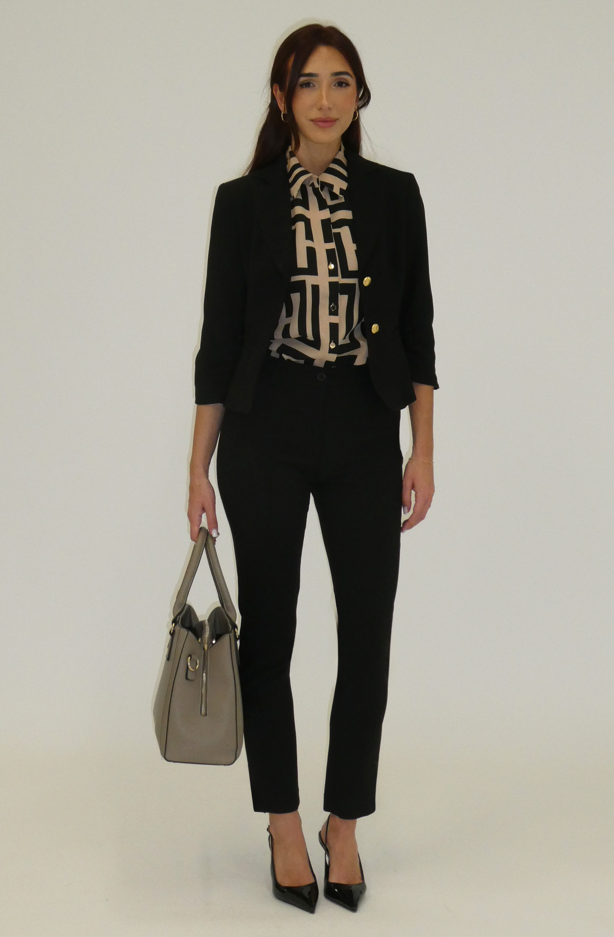 Two-Button Fitted Jacket