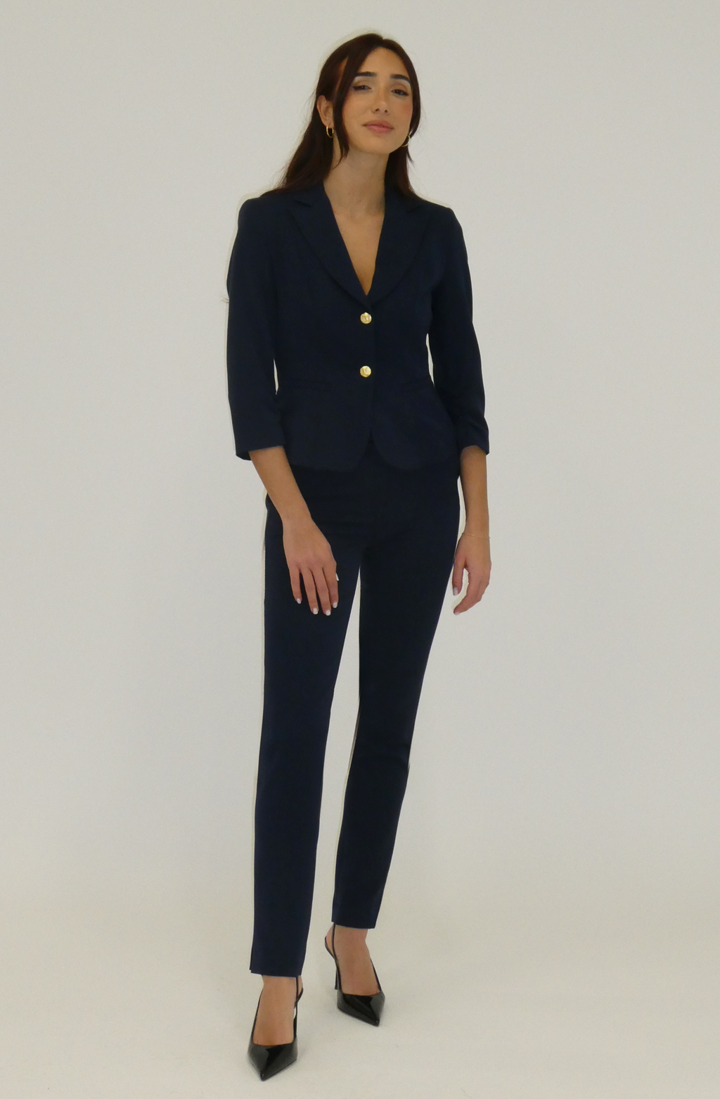 Two-Button Fitted Jacket