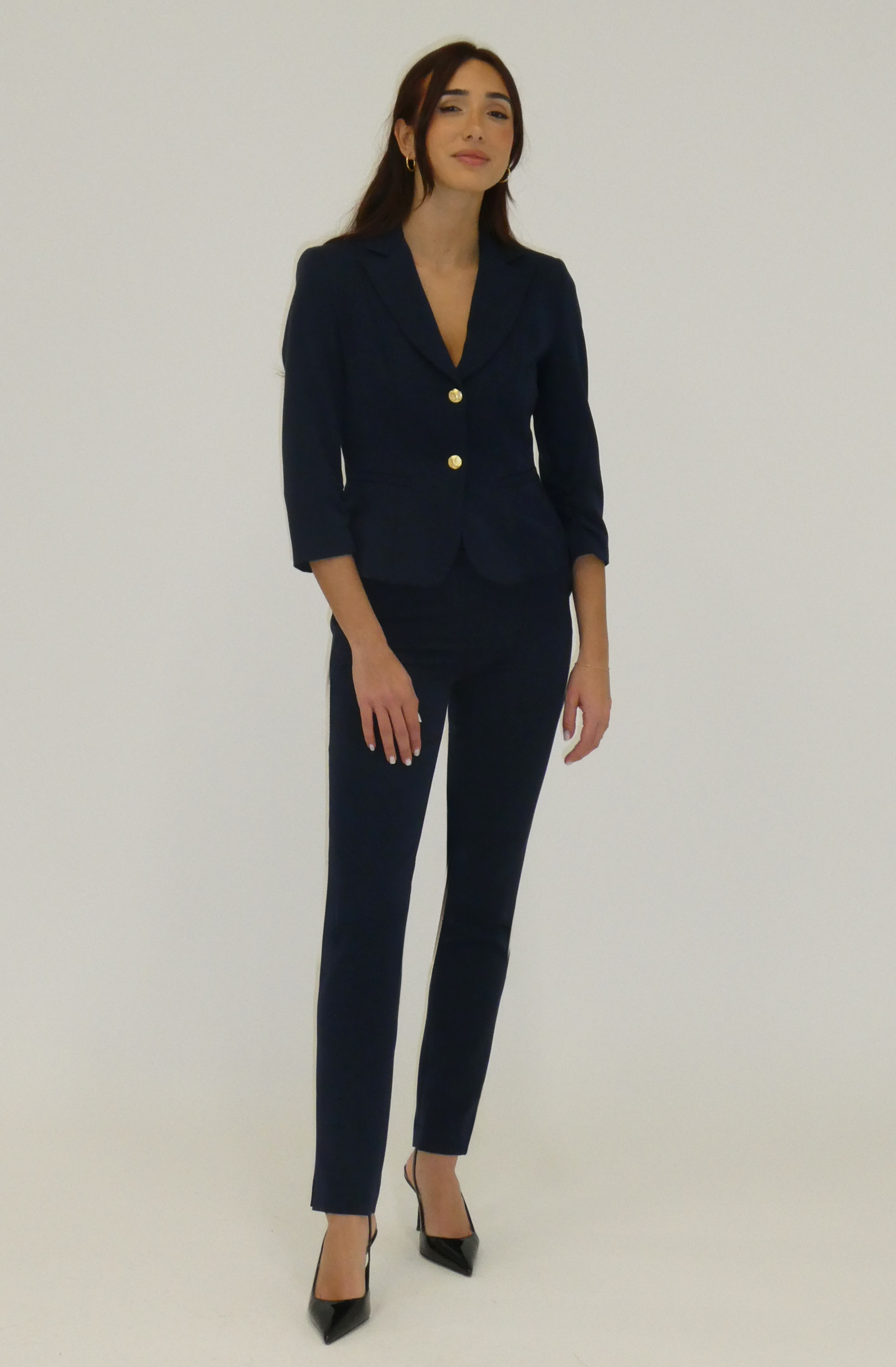 Two-Button Fitted Jacket