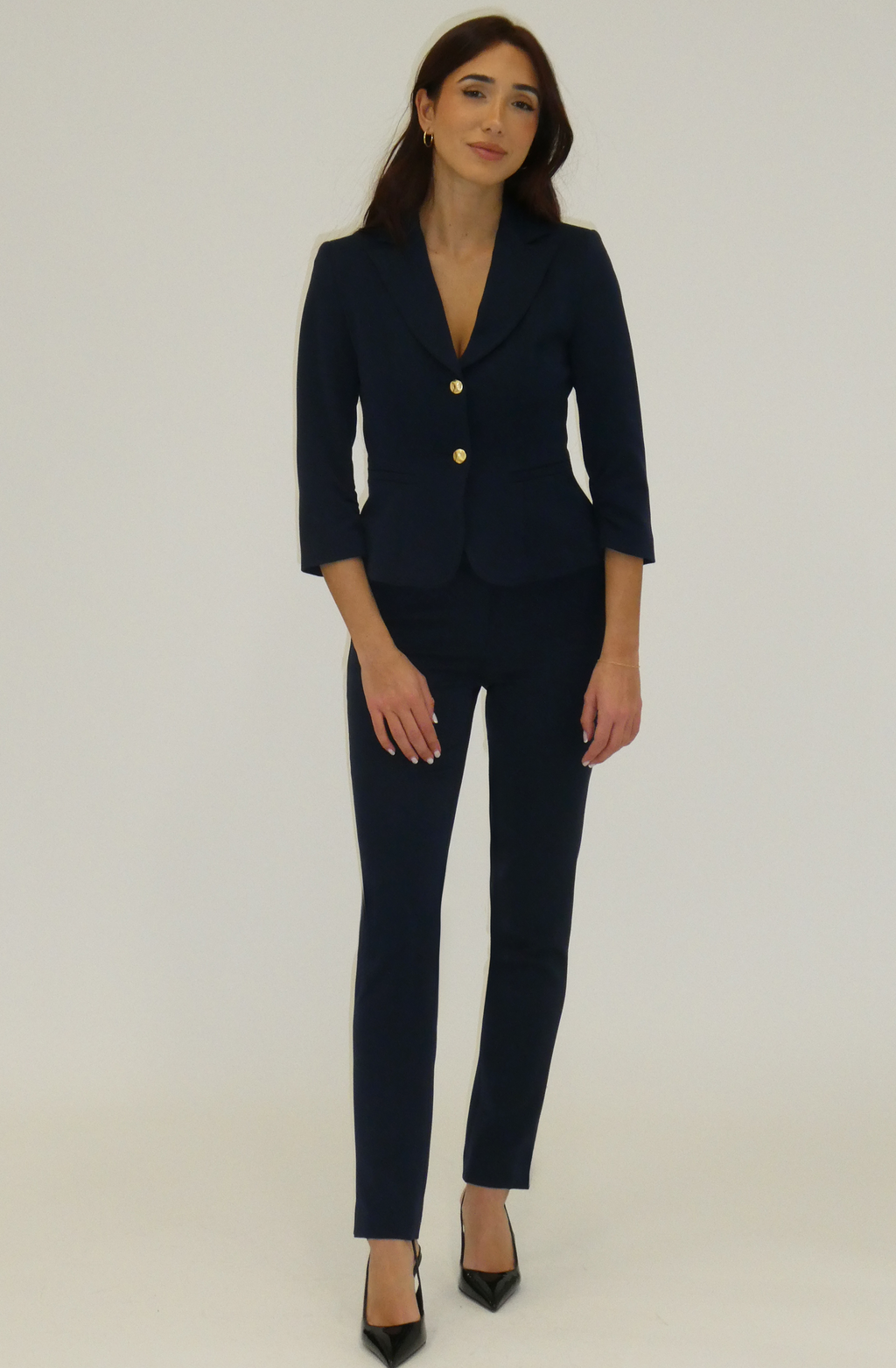 Two-Button Fitted Jacket